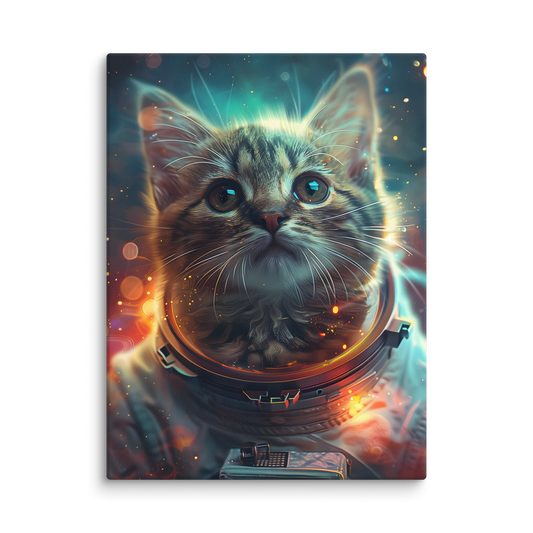 EpicPet™ Leinwand mit deinem Haustier als Astronaut