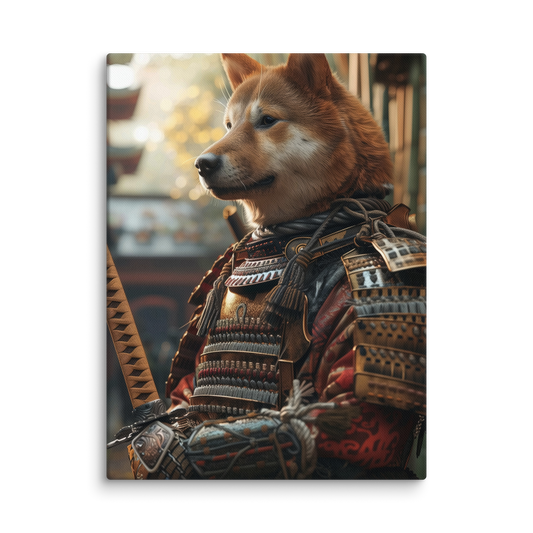 EpicPet™ Leinwand mit deinem Haustier als Samurai