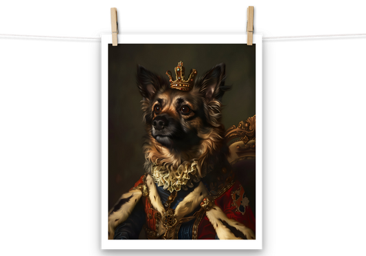 EpicPet™ Fotopapier Poster mit deinem Haustier als König