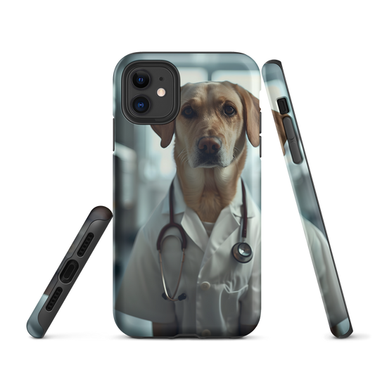 EpicPet™ iPhone® Handyhülle mit deinem Haustier als Arzt