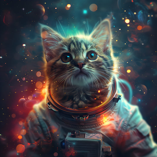 EpicPet™ Digitales Bild mit deinem Haustier als Astronaut